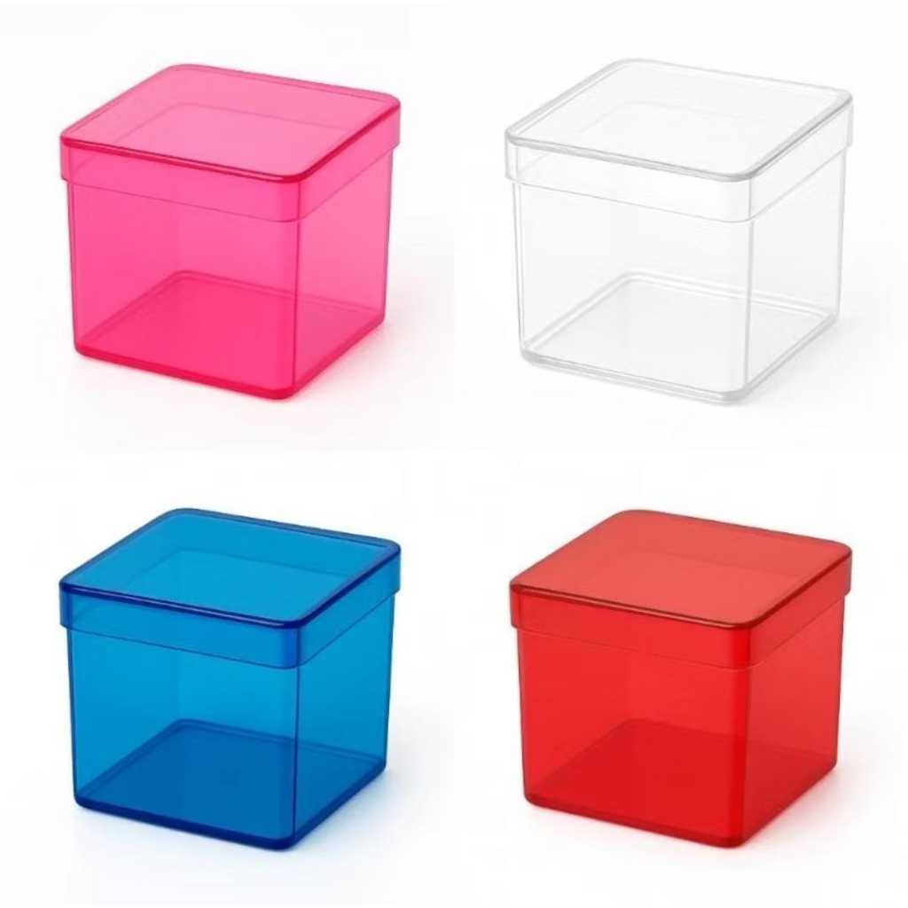 Caixinha em Acrílico 5x5 Lembrancinha - Aniversário>Batizado>Maternidade>Festa em Oferta na Shopee