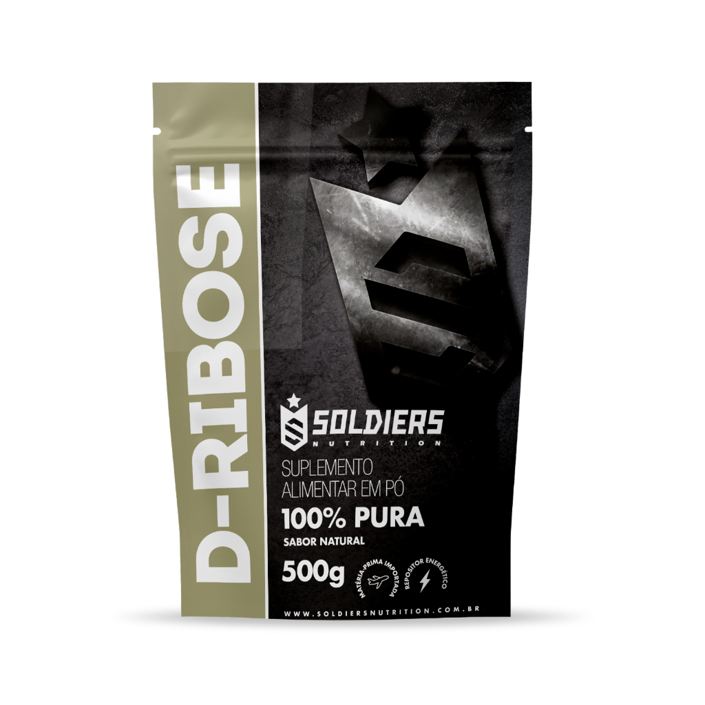 D- Ribose 500g 100% Pura Importada Soldiers Nutrition Suplemento Carboidrato Esportivo Performance Saúde em Oferta na Shopee