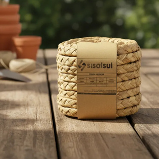 Corda Trança Palha Taboa Importada 10m X 10mm Sisalsul em Oferta na Shopee