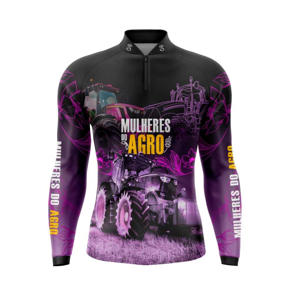 Camiseta Camisa Agro Feminina Mulheres do Agro Proteçao Uv50+ GLL152 em Oferta na Shopee
