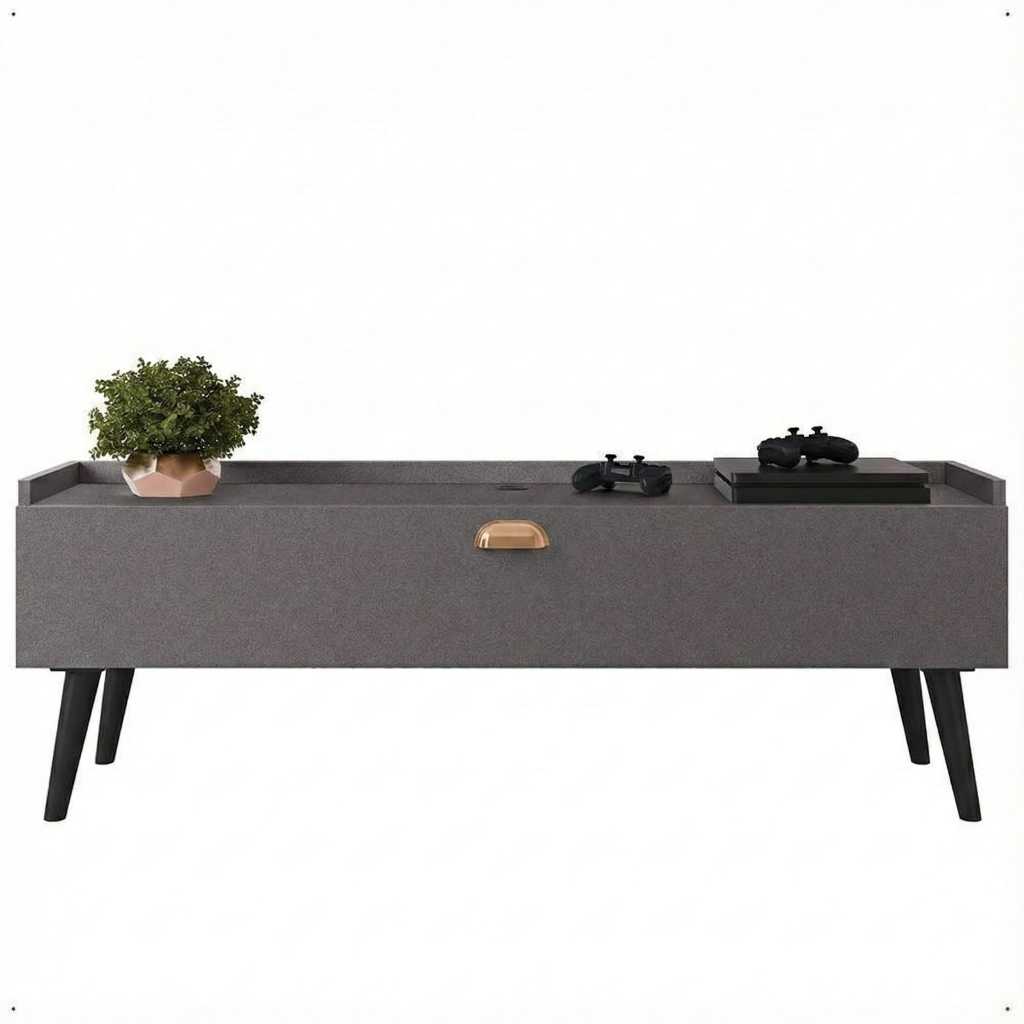 Rack Para Sala Tv 90 cm Home Decoração Sala Quarto nicho 1 Porta Pes 27 cm Varias Cores