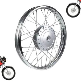 Roda a lona dianteira ybr125 factor 125 raiada 2000 A 2016 em Oferta na Shopee