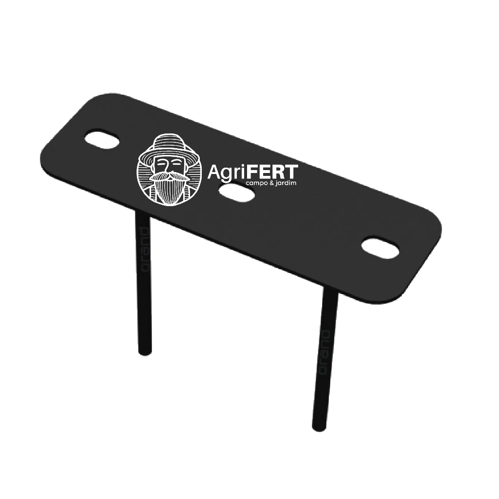 Suporte de Chão tipo Estaca para Refletor de Led Aço Carbono com Pintura Eletrostática anti Ferrugem