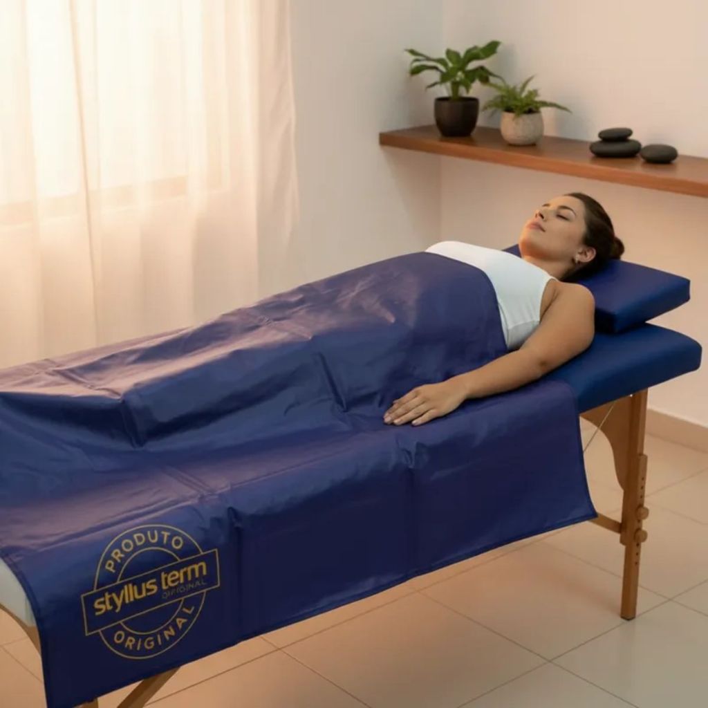 Manta Térmica Estética Corpo Inteiro Para Redução de Medidas 165x200cm com Infravermelho Styllus em Oferta na Shopee