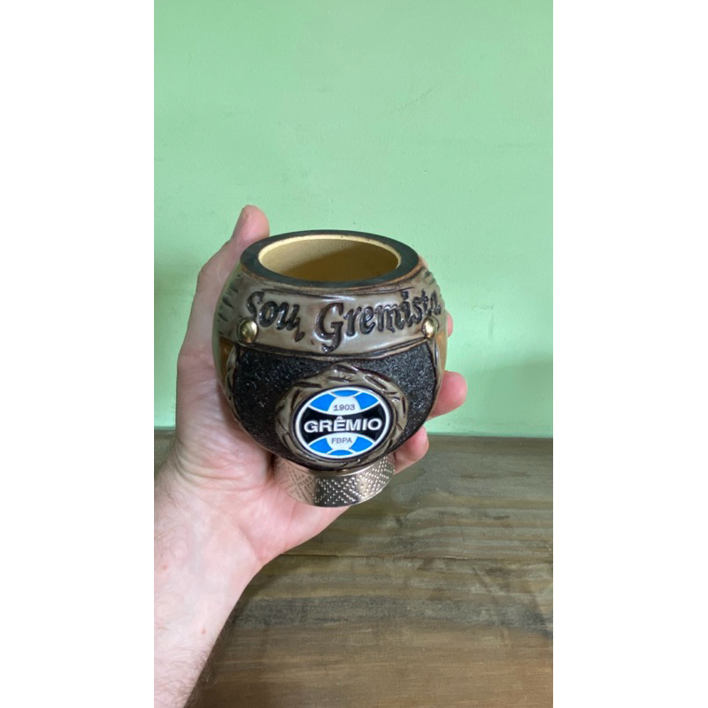 cuia chimarrão gremio coquinho uruguaio Suarez porongo grosso