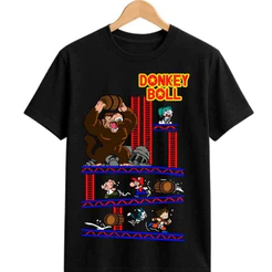 Camisa Masculino Premium “Donkey Boll” Algodão Fio 30.1 Estilo Geek