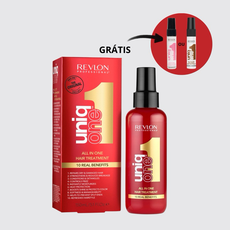Leave-in Revlon Uniq One - 150ml + MINI LEAVE IN REVLON GRÁTIS