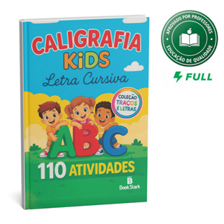 Caderno De Caligrafia Infantil Com 110 Atividades Para Praticar em Oferta na Shopee