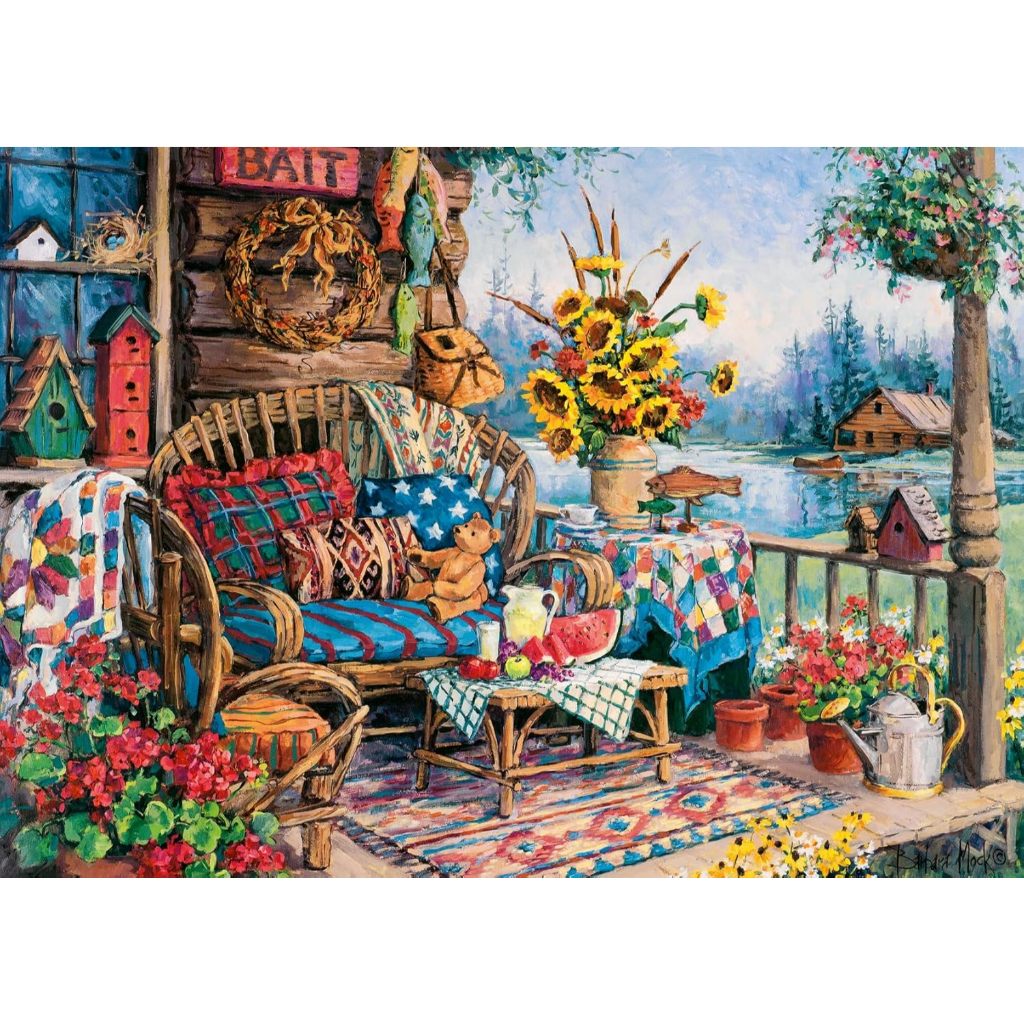 Quebra-cabeça 1000pecas Puzzle Importado  Varanda dos Sonhos - Wonder Forge Ravensburger
