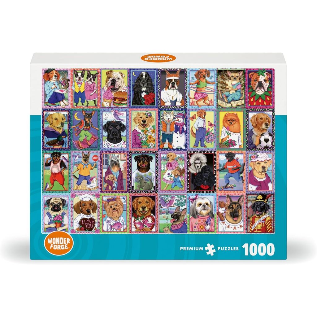 Quebra-cabeça 1000pecas Puzzle Importado  Álbum Canino- Wonder Forge Ravensburger