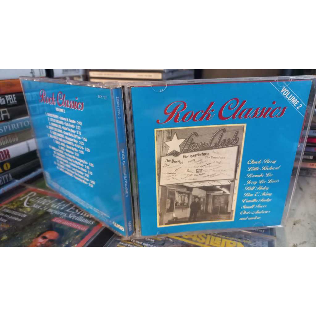 cd rock classics volume 2  Excelente chuck Berry Litlle Richard Brenda Lee Jerry Bill Haley valilla small faces chris an