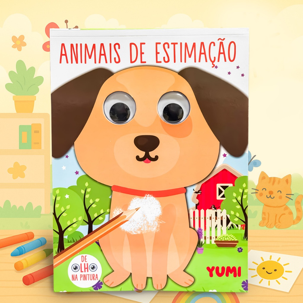 Livro Pad Para Colorir De Olho Na Pintura | Fofas Animações Para Colorir Desenhos Grandes E Folhas Brancas Para Crianças