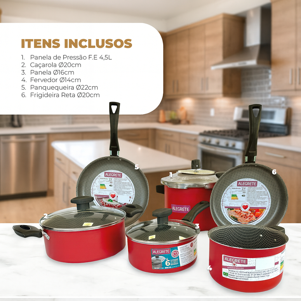 O que é Conjunto de Panelas Antiaderentes com Panela de Pressão? Guia e Onde Comprar | BuscaProdutos