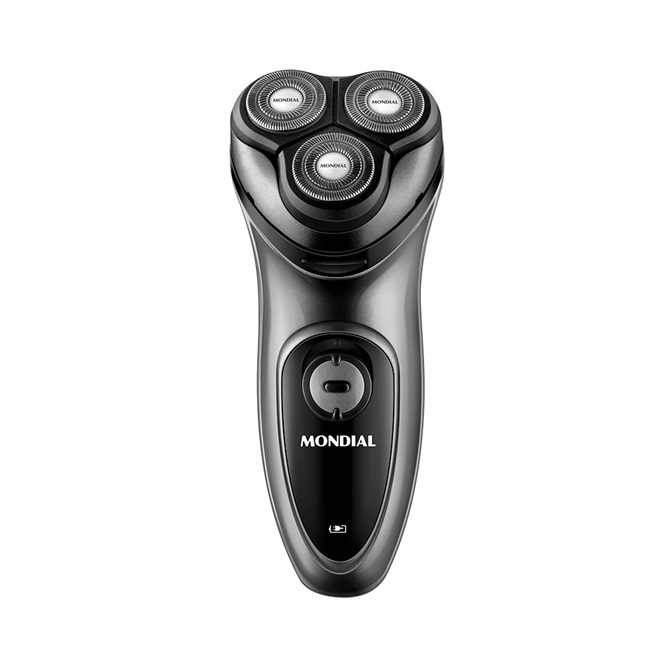 Barbeador Elétrico Mondial Power Shave BE-02, Preto/Prata Bivolt