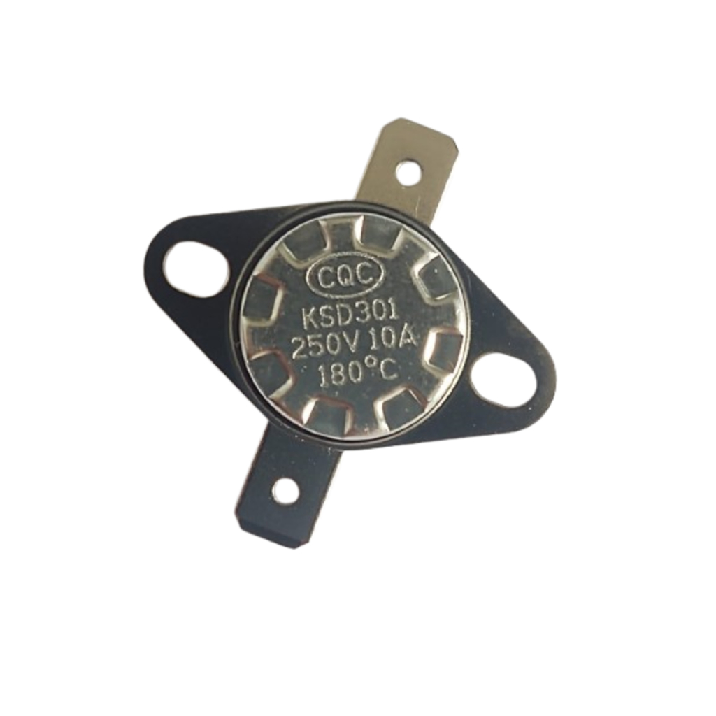 Termostato Baquelite Ksd 301 180 Graus 10 Amperes 250 Volts