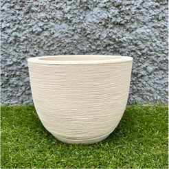 Vaso Polietileno Para Plantas Jardim Sala Luxo escovado bojo pequeno Com Prato coletor