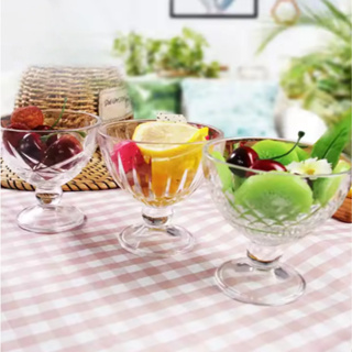 Jogo De Sobremesa Com 6 Tigela Bowl Em Vidro Petisco Cristal Decoração em Oferta na Shopee