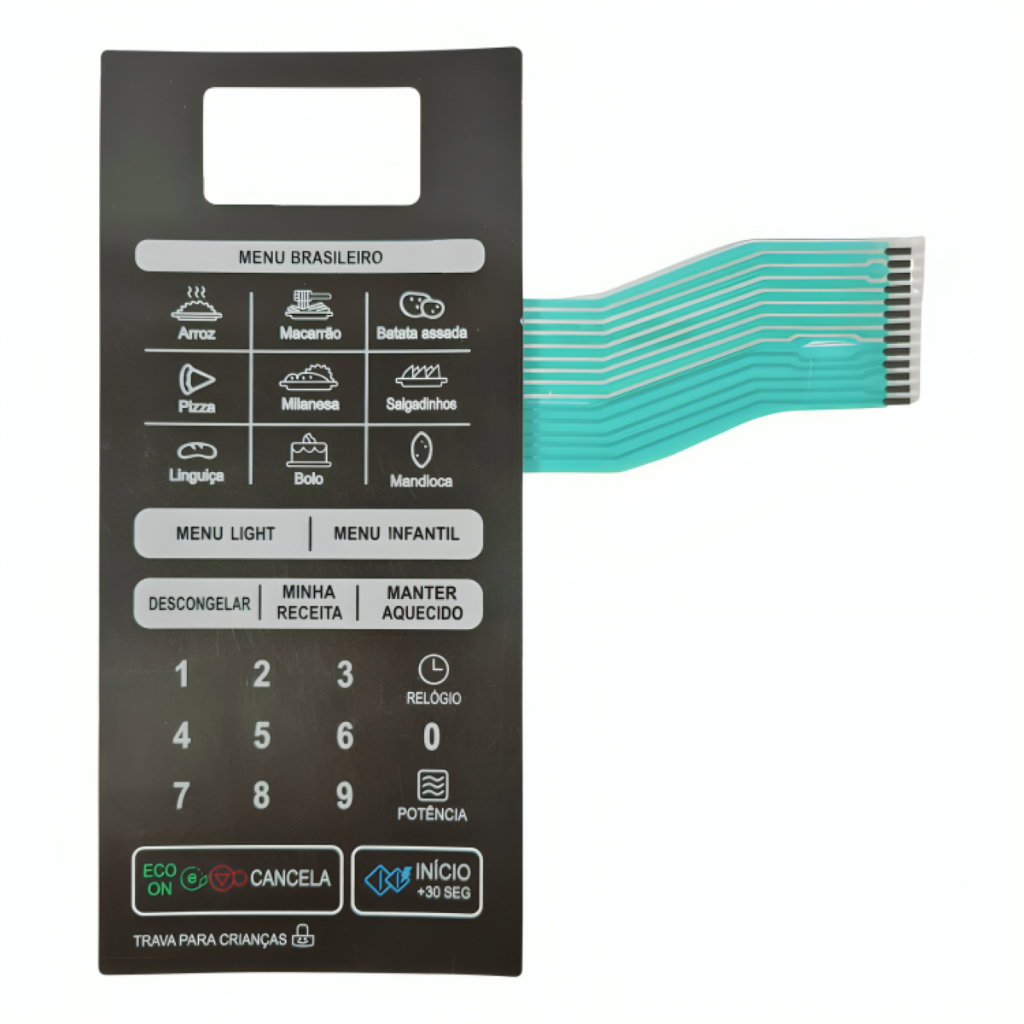 Membrana Teclado Microondas LG Ms3049l / La Ms 3059l / La