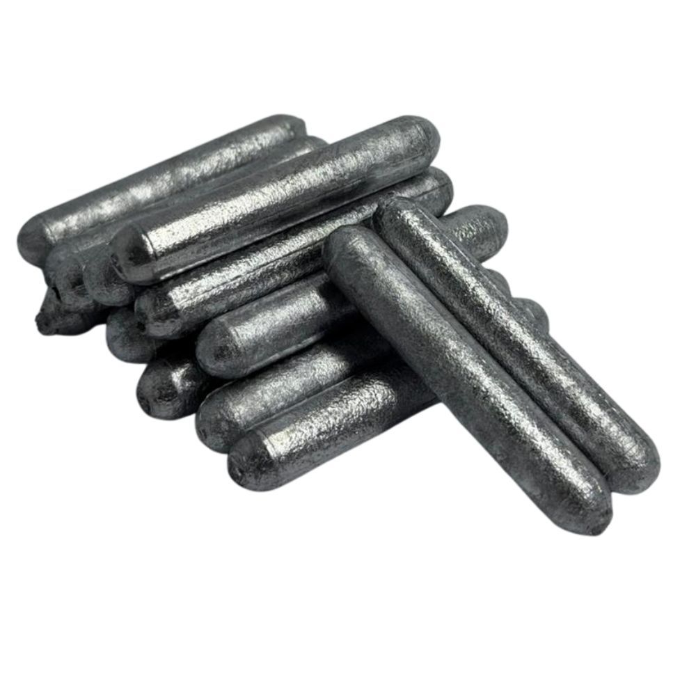 Chumbo P/rede Palitoprego 50g Emb (Emb 3KG-10kg) 6cmx10mm Pesca Tarrafa