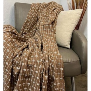 Manta para sofá ou cama Gigante Tijolinho 2,40x1,80 | 100% Algodão | Versátil e Aconchegante em Oferta na Shopee