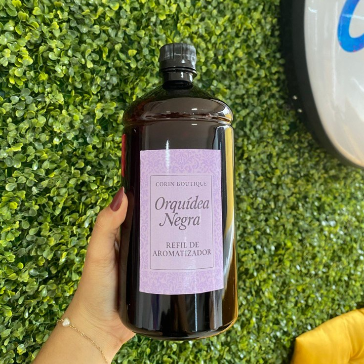 Refil Aromatizador / Difusor – Orquídea Negra 1 Litro Fragrância Elegante e Duradoura