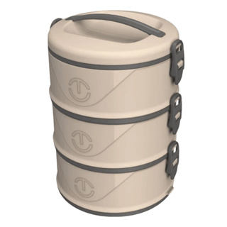 Marmita Organizador Térmico Milão Triplo Com Divisão Interna em Oferta na Shopee