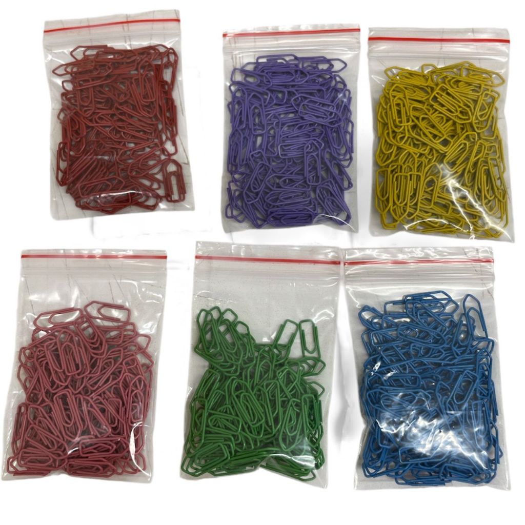 Clips de Papel Coloridos Nº 5 - Mini Clipes para Convites - Festas - Casamento - 100 UNIDADES em Oferta na Shopee