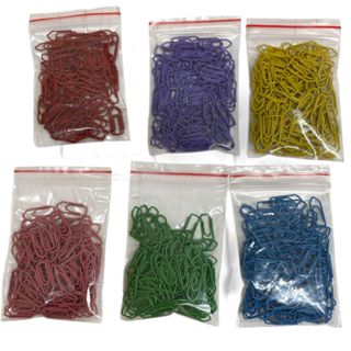 Clips de Papel Coloridos Nº 5 - Mini Clipes para Convites - Festas - Casamento - 100 UNIDADES em Oferta na Shopee