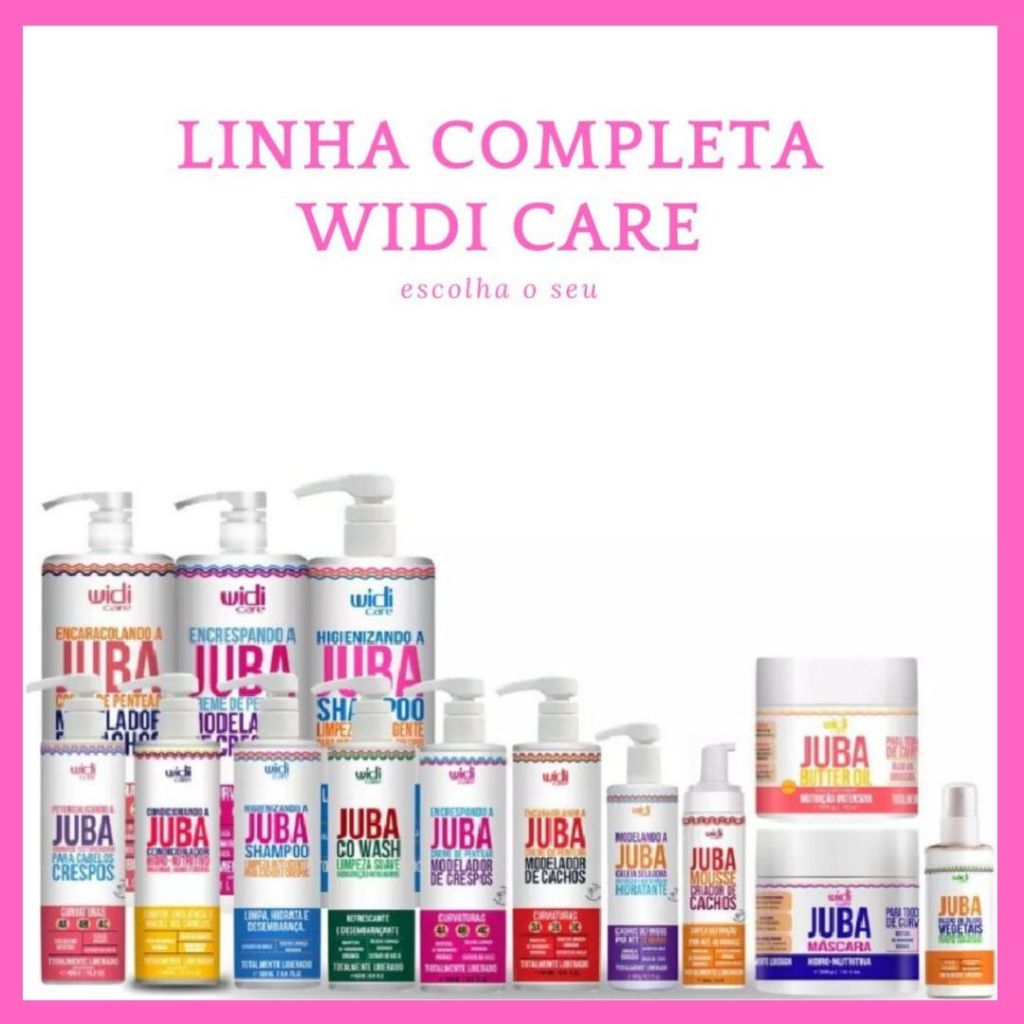 Linha Juba Widi Care – Escolha Seus Produtos e Crie Seu Kit em Oferta na Shopee