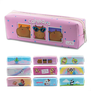 Estojo Escolar Simples Feminino 1 Zíper Organizador Várias Estampas 48 Lápis em Oferta na Shopee