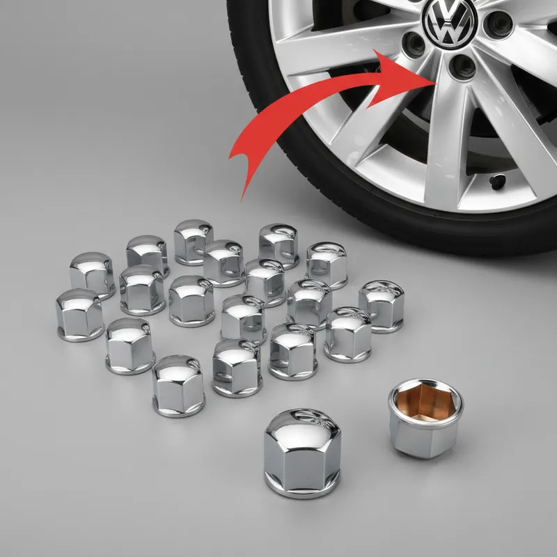 Kit 16 Capas de Parafuso Cromadas 17mm/19mm – Proteção e Estilo! em Oferta na Shopee