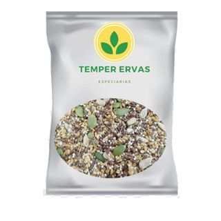 Mix de Sementes - Abóbora, Girassol, Chia, Linhaça Dourada/marrom/quinoa e Gergelim 1kg em Oferta na Shopee