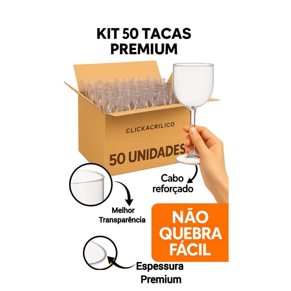 Kit 50 Taças de Gin Acrílico 450ml Cristal Personalizáveis – Natal, Réveillon, Casamento, Evento em Oferta na Shopee