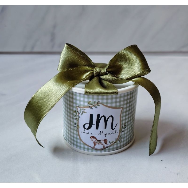 Kit mini tubolatas personalizadas 5x6 - chá de bebê, chá revelação, lembrancinhas maternidade, batizado, aniversário