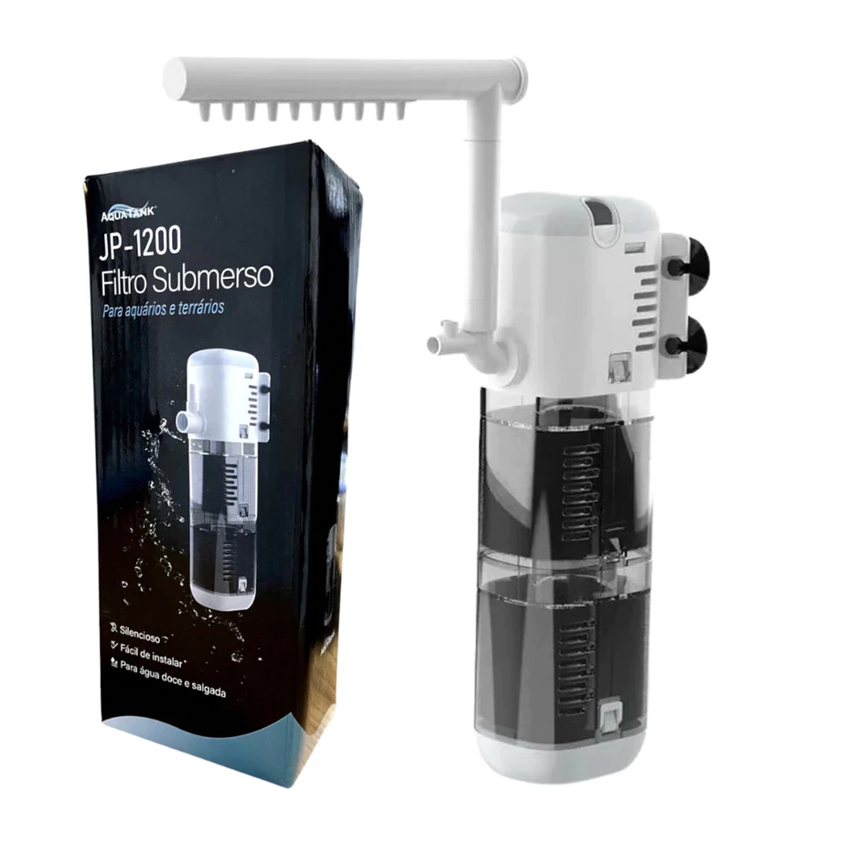 Filtro Interno Com Bomba Jp-1200 1200l/h P/ Aquário Até 120l em Oferta na Shopee