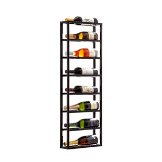 Suporte de Vinho e Bebidas de Parede – Estilo Industrial, Aço Reforçado, 8 Garrafas em Oferta na Shopee