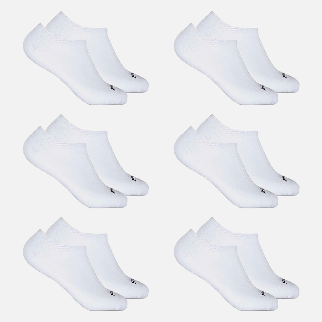 Kit 6 Pares Meias Algodão Invisíveis Elastano Calcanhar Verdadeiro Confortáveis Hoahi em Oferta na Shopee