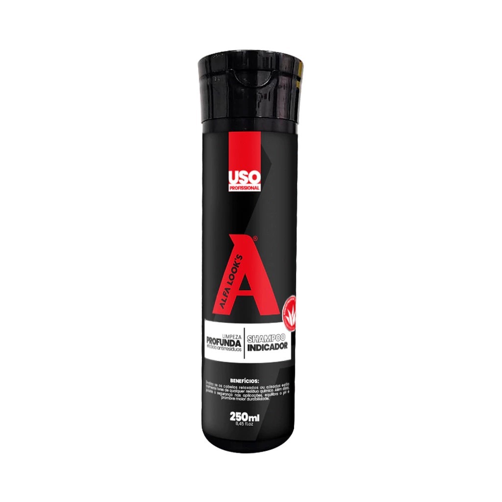 SHAMPOO INDICADOR PÓS ALISAMENTO 250ML - ALFA LOOK'S