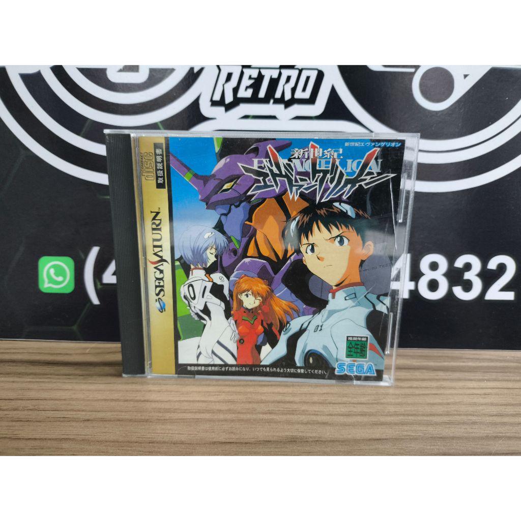 Jogo Sega saturn Neon Genesis Evangelion Original Japones