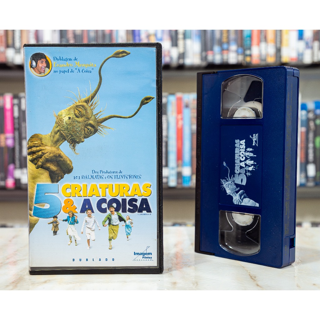 VHS 5 Criaturas e a Coisa - DUBLADO - Original - Kenneth Branagh Alex Jennings - Fita de Vídeo Filme - Comédia Infantil