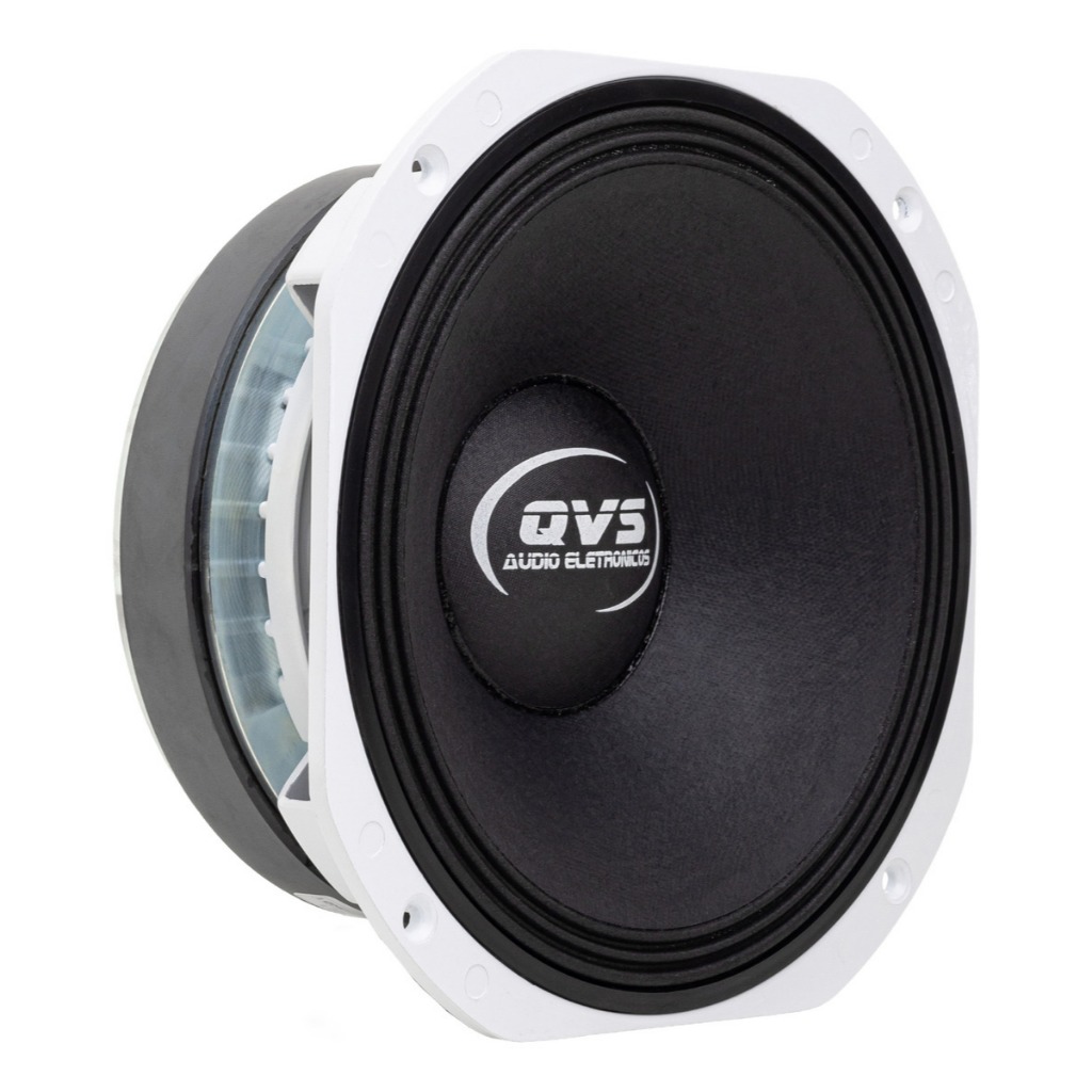 2 Alto Falante QVS 10MGS810 10 polegadas 400rms Médio Grave QVS Som Automotivo Som profissional