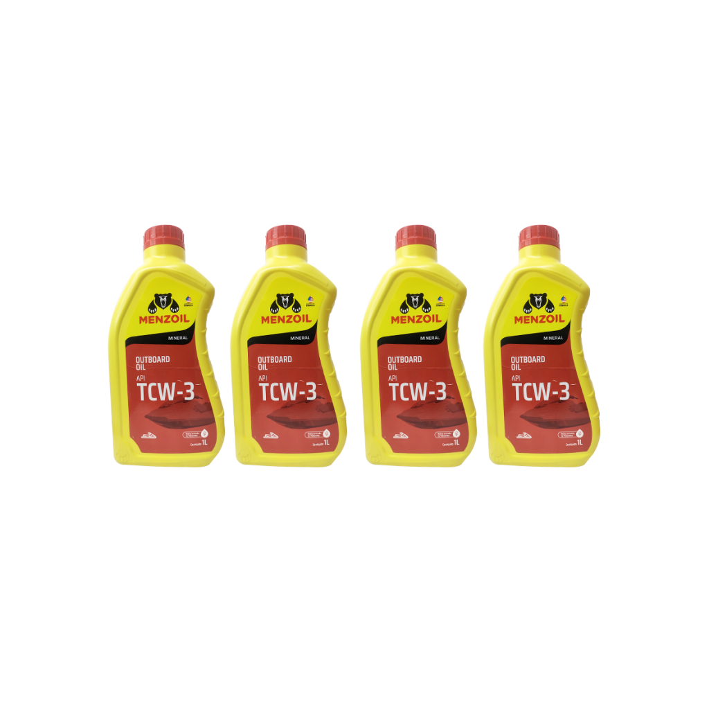 Óleo TCW3 Menzoil Para Motores Popa Yamaha 2T Kit 4 Litros em Oferta na Shopee