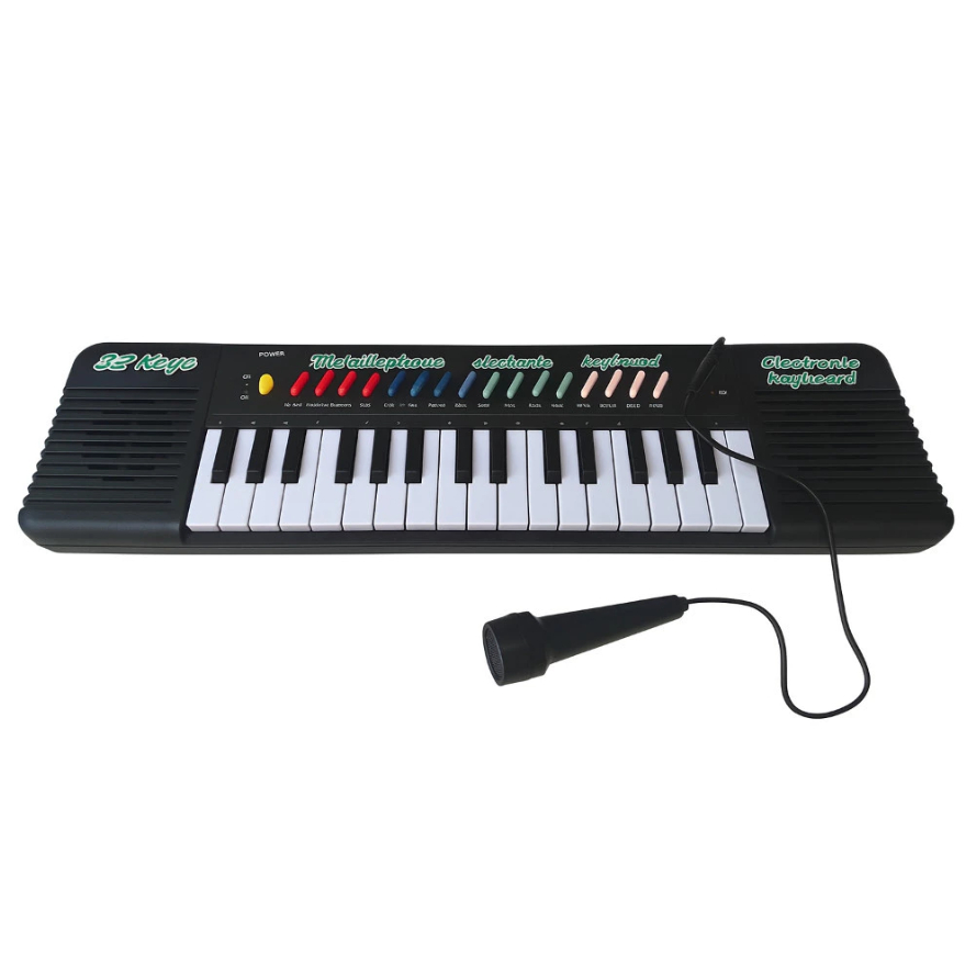 Teclado Com Microfone Piano Infantil Brinquedo Musical em Oferta na Shopee