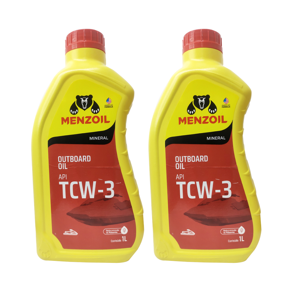 Óleo Náutico Menzoil TCW3 2T Premium Todos Motores Kit C/2 em Oferta na Shopee