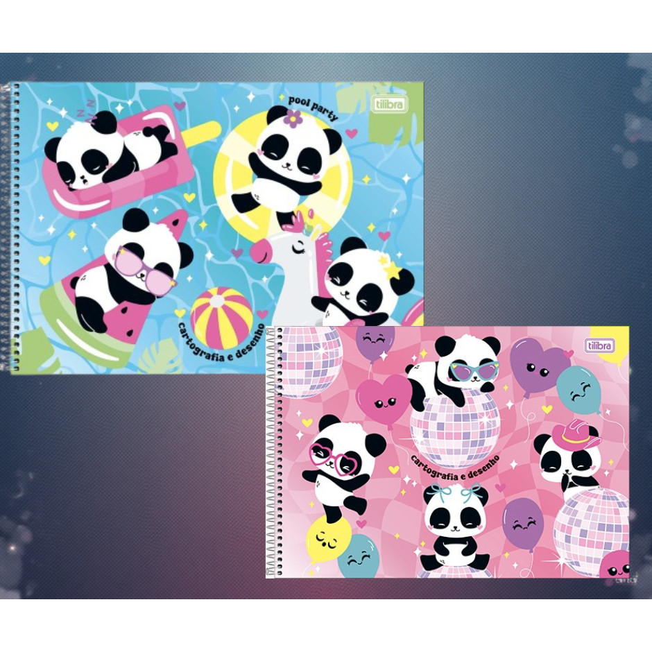 Caderno  de  Cartografia  e  Desenho  Espiral  Capa  Dura Lovely Friend 80 Folhas em Oferta na Shopee