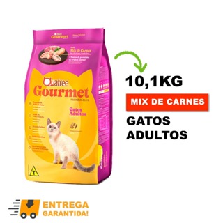 Quatree Premium Gourmet Ração Gatos Adultos Mix De Carnes 10.1kg-Envio Rápido em Oferta na Shopee