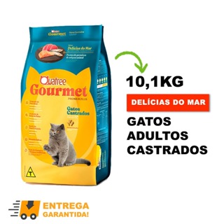 Ração Quatree Gourmet Castrados Delícias do Mar 10,1 kg-Envio Rápido em Oferta na Shopee