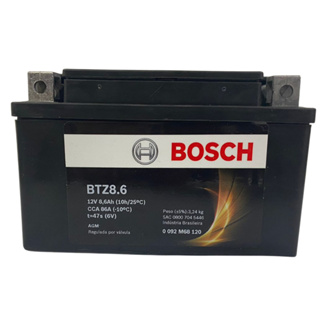 Bateria Moto Bosch BTZ8.6 Honda Cb500 Cb1000 Hornet 600 Ytz10s 8.6ah em Oferta na Shopee