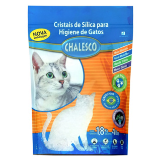 Areia Sílica Grossa Chalesco 1,8kg - Sem Odor por 30 Dias para Gatos! em Oferta na Shopee
