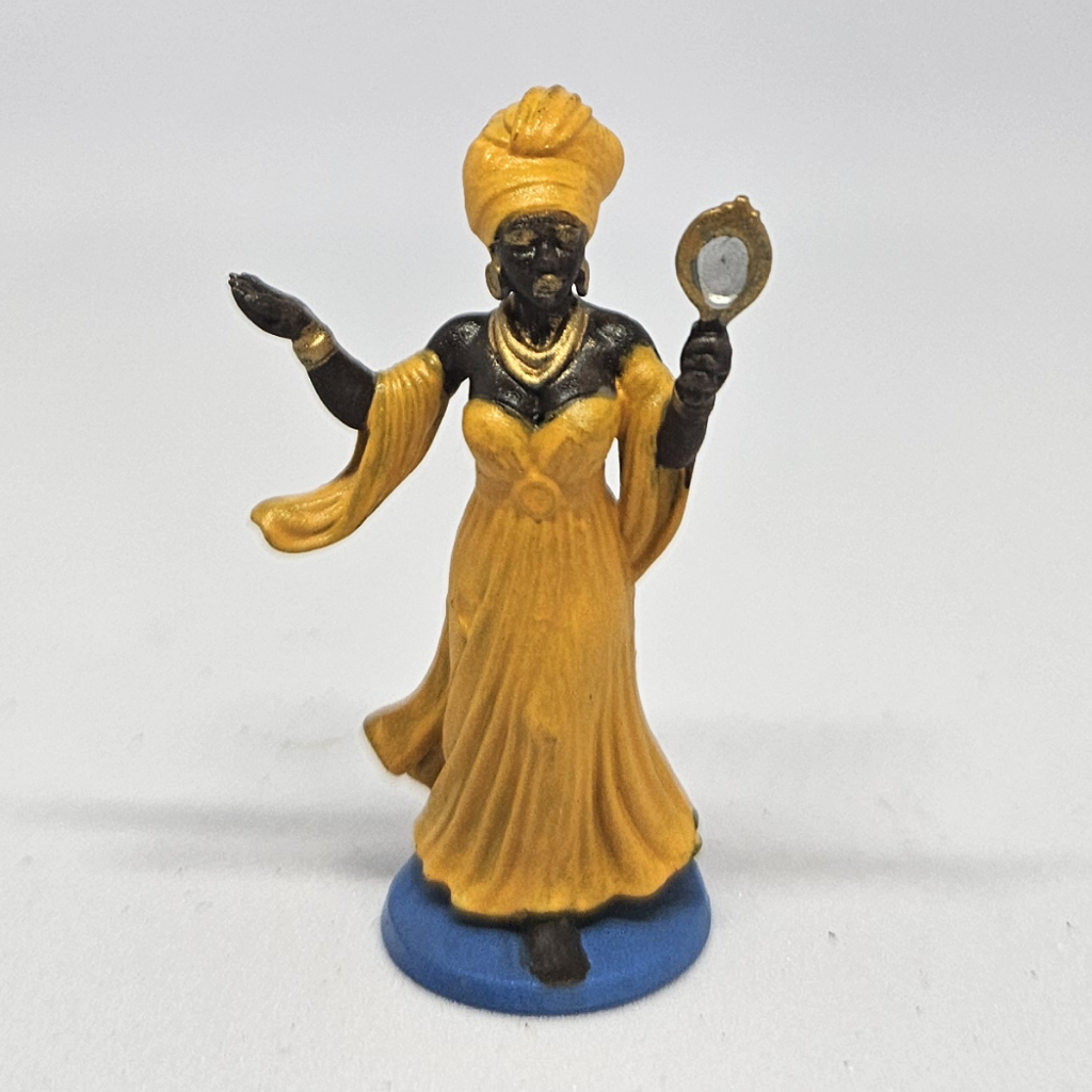 Imagem de Oxum em Resina – Escultura Orixá Umbanda Candomblé 4 cm